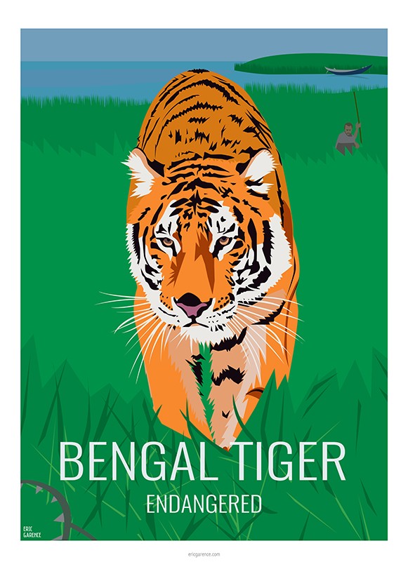 Pin by Mundo Animal on Asia Animal  Tiger conservation, Endangered tigers,  Tiger poster