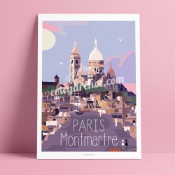 Affiche Montmartre ses chats, 2016