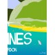 Poster Gorges du Verdon by Eric Garence, Provence South Gorges du Verdon painting decoration gift luxury idea pedal boats campin