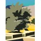 Affiche Vieux Pont de Sainte Croix par Eric Garence, Provence Sud Gorges du Verdon  tableau décoration idée cadeau luxe collecti