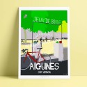 Poster Bicycle and Pétanque in Aiguines, 2015