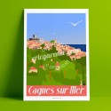 Poster Cagnes - The little Montmartre, 2017