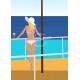 Poster Le Plongeoir à Nice by Eric Garence, French Riviera art gallery artist contemporary collection the reserve the pinup the 