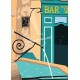 Poster Tourtour by Eric Garence, Provence South Gorges du Verdon painting decoration gift luxury idea abalone bar fountain the l