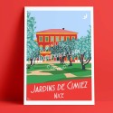 Poster Cimiez Arena gardens in Nice, 2017