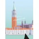 Poster Venise by Eric Garence, Italia Venice aluminim plexiglass paper original limited gondola gondolier boater romantic lagoon