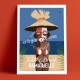Poster Saint Tropez Brigitte Bardot's Tiki by Eric Garence, Provence French Riviera var travel memories holydays Pinup jet set m