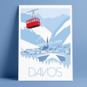 Poster Davos Magic Winter, Grisons, 2018