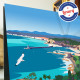 Affiche Nissa la Bella par Eric Garence, Côte d'Azur France tableau décoration idée cadeau luxe collection coco beach turquoise 