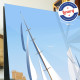 Poster Cannes by Eric Garence, French Riviera french made in France deco frenchie collection sailboat old grément iles d