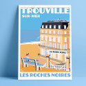Poster The Black Rocks, Trouville-sur-Mer, 2018