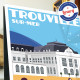 Affiche les cures marines de Trouville par Eric Garence, Deauville, spa Normandie France voyage hôtel fruits de mer
