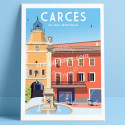 Affiche Carcès, Village Provençal, 2019