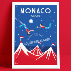 Poster Monaco, Circus
