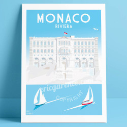 Affiche Monaco, l'Aquarium