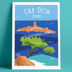 Affiche Estérel, L'île d'or, 2019