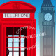 Londres, le Téléphone Rouge, 2019 pierre