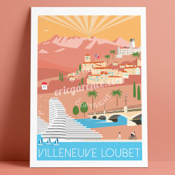 Affiche Un Automne à Villeneuve Loubet, 2020