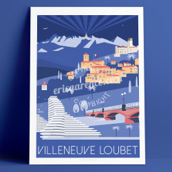 Poster Winter in Villeneuve Loubet, 2020