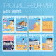 Les 8 affiches de Trouville-sur-Mer, Eric Garence, Marché, posters, savignac, raymond, vintage, retro, voyage