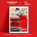 Poster Red Vespa in Sénéquier, 2016