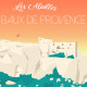 Affiche Le Chateau des Baux-de-Provence, Les Alpilles, 2020, Eric Garence, affiche, Alpilles, poster, vintage, neo retro, illust