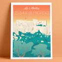 Poster Baux-de-Provence Castle, Les Alpilles, 2020