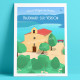 Artwork, Baudinard-sur-Verdon, Var, Verdon, Provence, Eric Garence, illustration, poster, vintage, neo retro,  Sainte croix