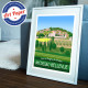 Affiche, Jazz Moissac-Bellevue, Var, Gorges du Verdon, Provence, Eric Garence, illustration, poster, vintage, retro, VisitVar