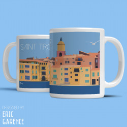 Mug "La Ponche and BB in Saint Tropez"