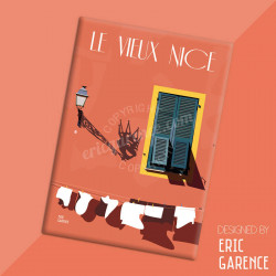 Magnet, "Le Vieux Nice et le Roi du Carnaval", aimant, fridge, gift, business, 