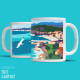 Mug "Nissa la Bella" , Eric Garence, Golfe, mehari, idée, noel, cadeau, cote d'azur, de funes, cruch