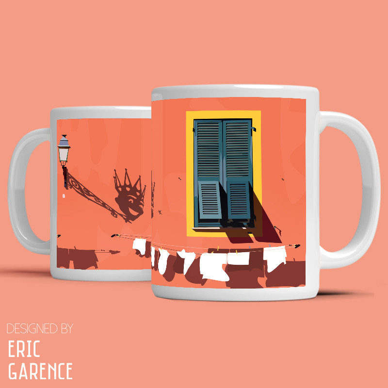 Mug "Le Vieux Nice Et Le Roi Du Carnaval" By Eric Garence