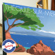 Poster Theoule sur Mer Pointe de l'aiguille by Eric Garence, French Riviera Esterel, Beach plexiglass paper original limited