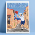 Affiche Championnat du Monde de Boules carrées, Cagnes-sur-Mer - 2019