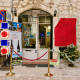 Visit workshop Gallery Eric Garence Colle-sur-Loup artist nicois school of nice idea exit cote d'azur retro vintage