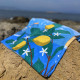 Beach Towel, "Petit Citrons" French Riviera