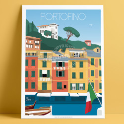Affiche Portofino, 2022