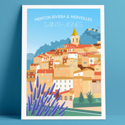 Affiche, Sainte-Agnès, Alpes-Maritimes, 2023