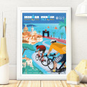 Affiche officielle de l'IronMan de Nice 2023,