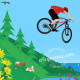 Affiche Isola 2000 en été par Eric Garence, Côte d'Azur France voyage souvenir vacances  palace Alpes snow station champion vélo