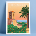 Affiche "Le Cannet Sunset », 2023