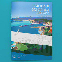 Cahier de Coloriage Tome 2 - Nice by Eric Garence