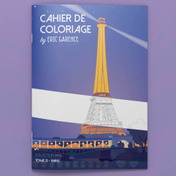 Cahier de Coloriage - Tome 15 - Paris by Eric Garence