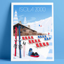 Isola 2000, le chalet sur les pistes