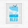 Tirage d'art signé "Bleu à Nice"