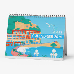 Calendrier 2026 illustré par Eric Garence