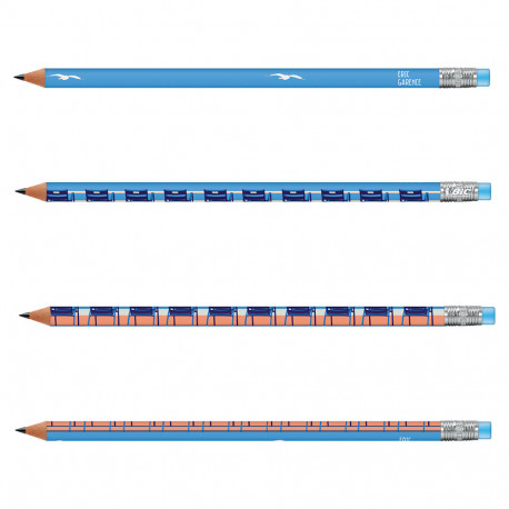 Crayon "Nos chaises bleues " by Eric Garence - BIC® Evolution