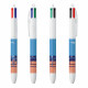 Stylos 4 couleurs "Nos 2 chaises bleues " by Eric Garence - BIC® 4 Colours ballpen
