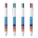 Stylos 4 couleurs "Nos 2 chaises bleues " by Eric Garence - BIC® 4 Colours ballpen